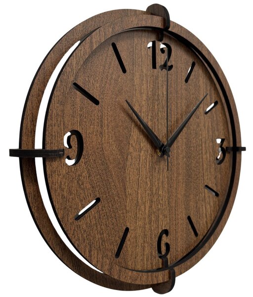 Modern falióra a nappaliba - Dió wenge színben