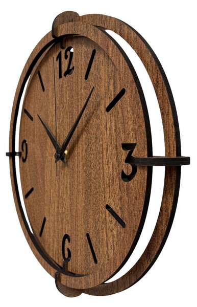 Modern falióra a nappaliba - Dió wenge színben