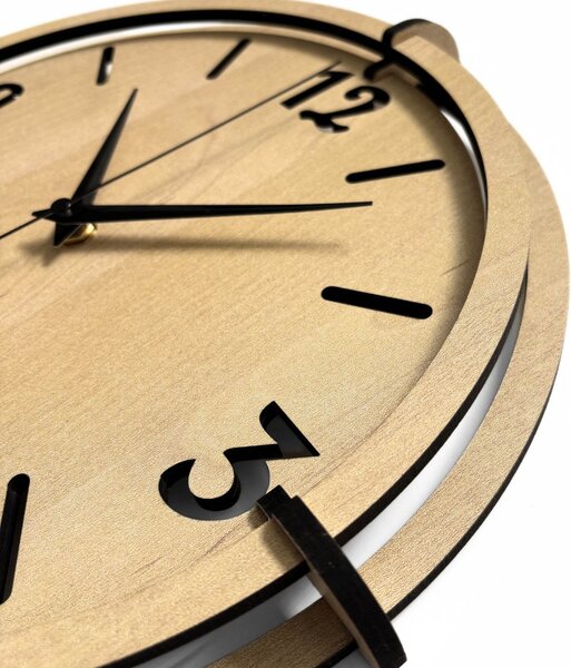 Designer fa falióra 3D számokkal | MAPLE