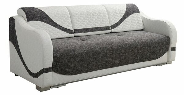 Kanapéágy Decatur 104, Öko-bőr + Kárpit, 88x226x93cm