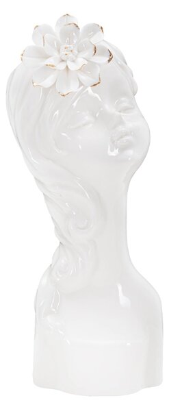 LADY A fehér porcelán váza