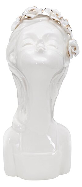 LADY fehér porcelán váza