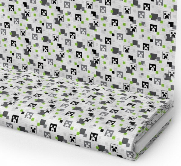 Mintás szövet MIGD111801 minecraft, magassága 150 cm