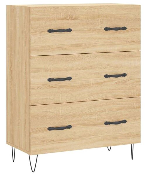 VidaXL sonoma-tölgy szerelt fa magasszekrény 69,5 x 34 x 180 cm