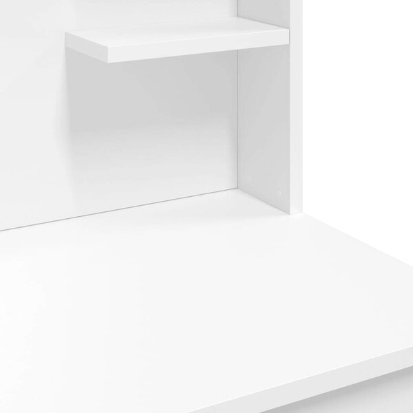 VidaXL Sminkasztal - Fehér - LED - 96x40x142 cm