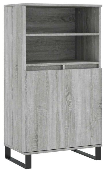 VidaXL szürke sonoma szerelt fa magasszekrény 60 x 36 x 110 cm