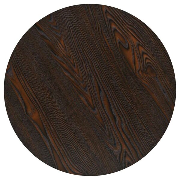 VidaXL kerek, sötét hamuszínű MDF/acél bisztró asztal 60 x 75 cm