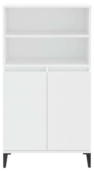 VidaXL fehér szerelt fa magasszekrény 60 x 36 x 110 cm