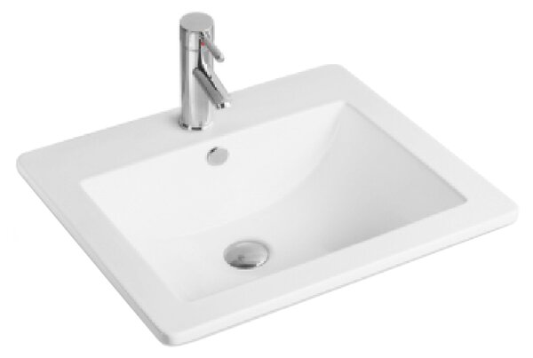 Mexen Lora 53 x 46 cm, fehér, pultba süllyesztett mosdókagyló - 25365300