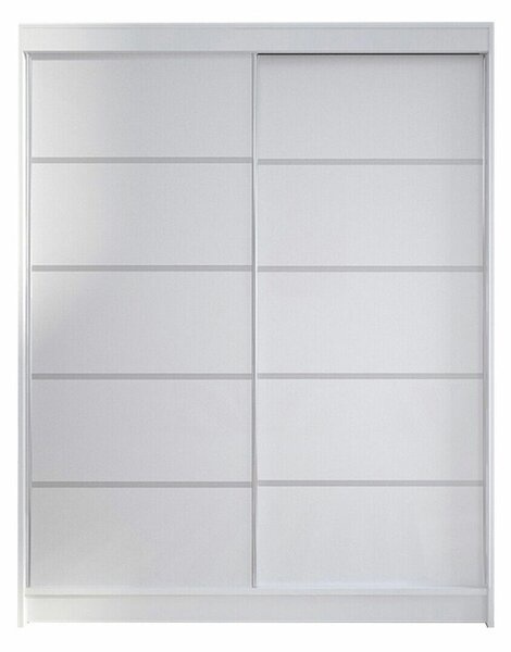 Gardróbszekrény Closico Vastor IV, Laminált forgácslap, 200x150x58cm, Fehér