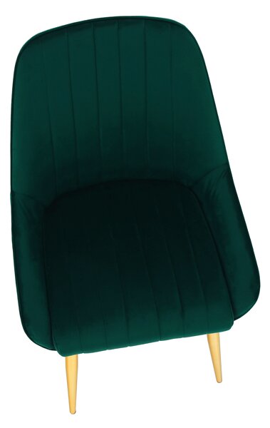 Z0ND0 Étkezőszék Soddy (smaragd + arany). 1040122