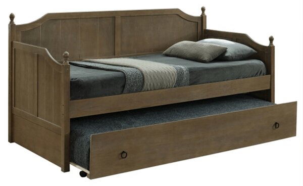 Egyszemélyes ágy pótággyal 90 cm Byrma (antik tölgy) (matrac nélkül). 1040123