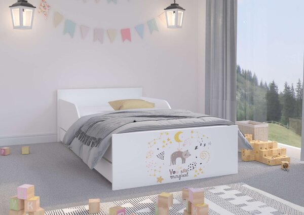 PUFI gyerekágy 160x80 matraccal és ágyneműtartóval - macsek