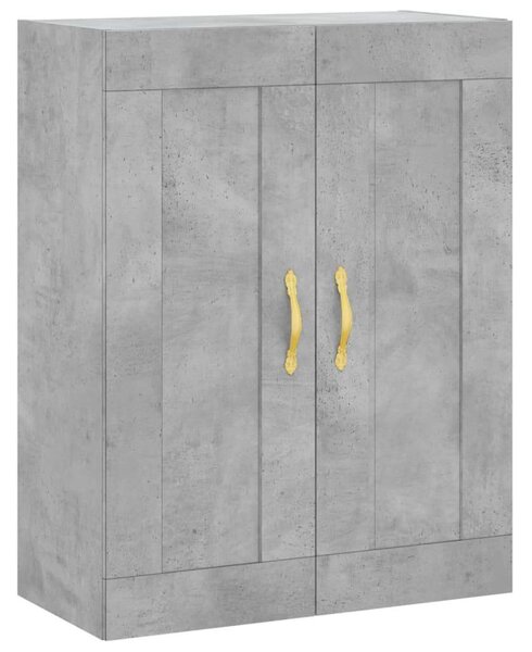 VidaXL Magasszekrény - Betonszürke - 69,5x34x180cm