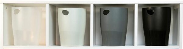 Papírkosár, 15 liter, PP, EXACOMPTA Ecobin Economy, fekete (EX453014D)