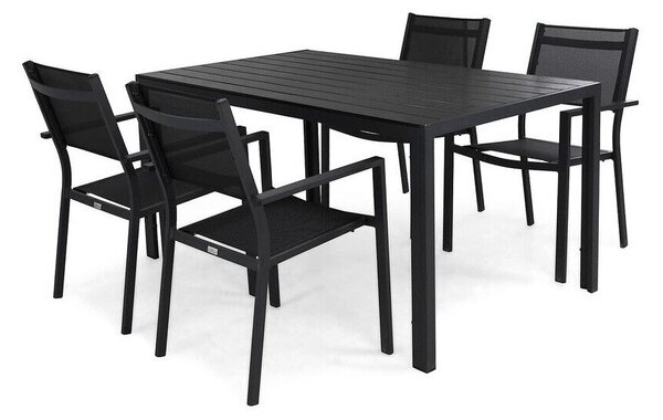 Asztal és szék garnitúra Comfort Garden 1062 Textil, Fém