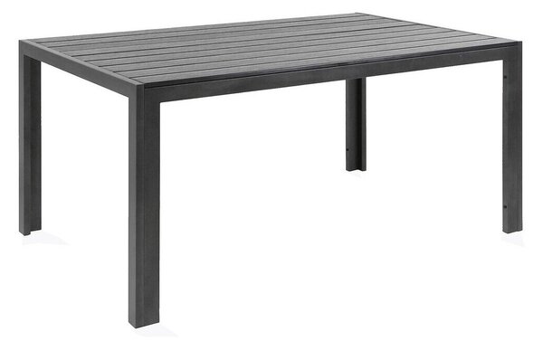 Kerti asztal Riverside 352 74x90cm, Fekete, Fém