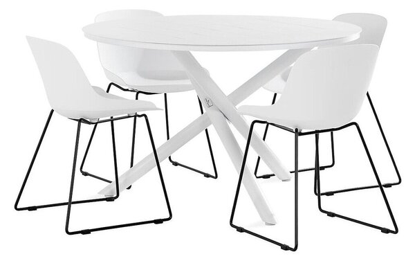 Asztal és szék garnitúra Comfort Garden 1112 Fém