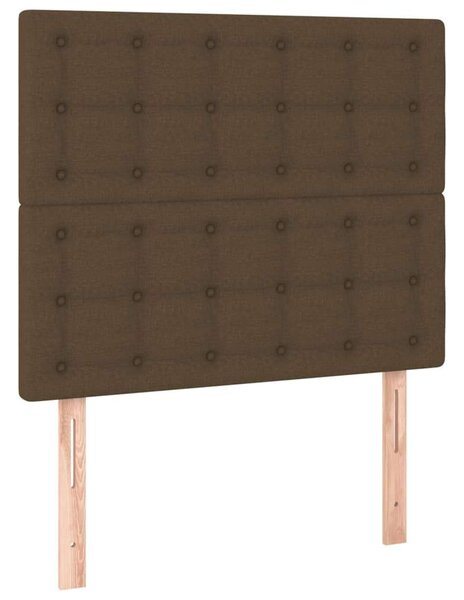 VidaXL Ágy - 90x190 cm - Sötétbarna