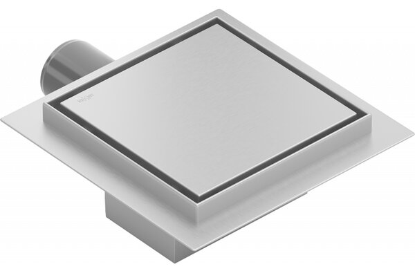 Mexen Lapos rozsdamentes padlólefolyó 12x12 cm, 1010012