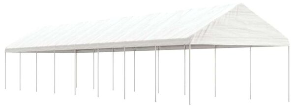 VidaXL Pavilon 17,84 x 4,08 m, Fehér