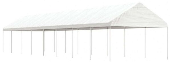 VidaXL Pavilon 17,84 x 4,08 m, Fehér