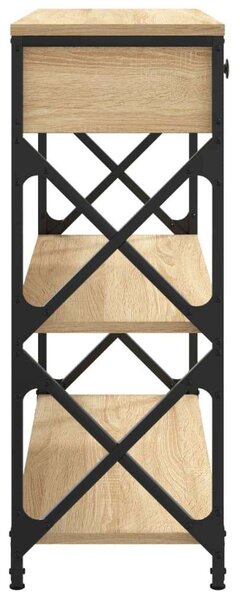 VIDAXL - Tálalóasztal - Sonoma Tölgy - 75x28x75 cm