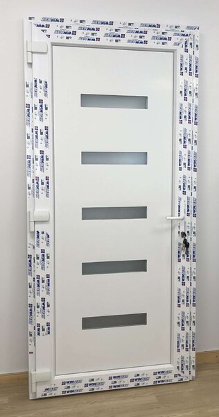Hidas II műanyag Bejárati ajtó 98x208cm - fehér