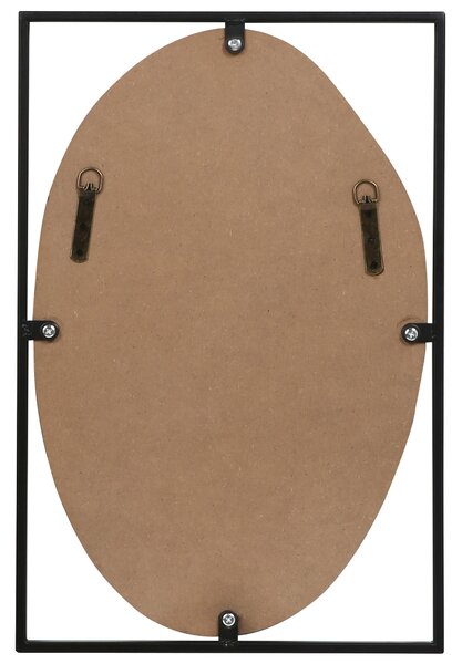 Falitükör NIBELLE 40 cm 60 cm Fém Fekete