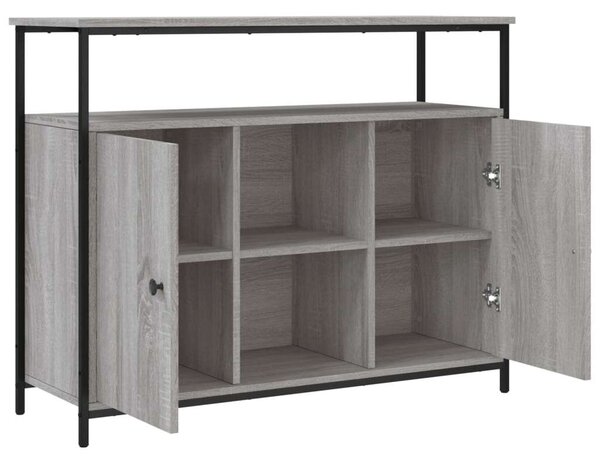 VidaXL Modern Tálalószekrény - Szürke Sonoma - 100x35x80 cm