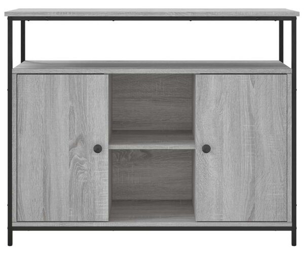 VidaXL Modern Tálalószekrény - Szürke Sonoma - 100x35x80 cm