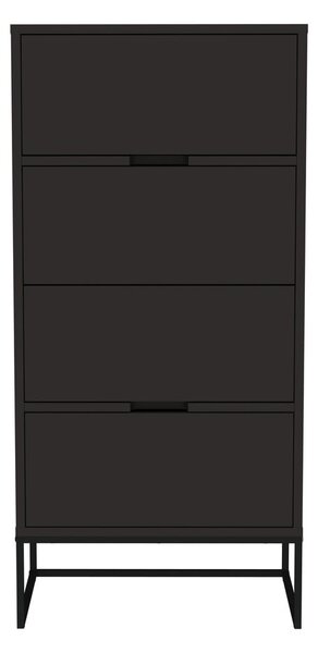 Lipp fekete komód, 60 x 127 cm - Tenzo