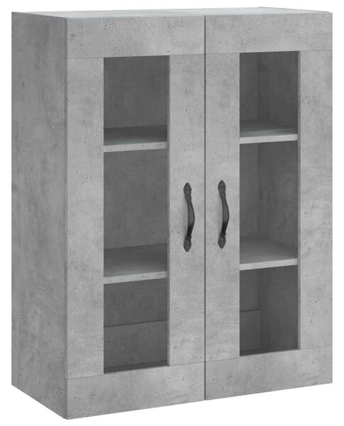 VidaXL betonszürke szerelt fa magasszekrény 69,5 x 34 x 180 cm