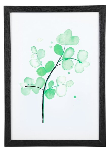 Branch fali kép fekete kerettel, 20 x 30 cm - PT LIVING