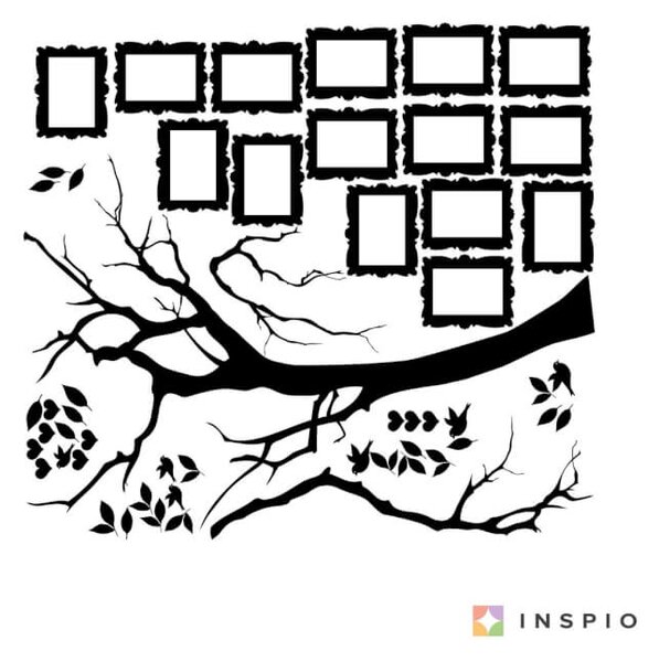 INSPIO -ajándékok, dekorációk gyártása - Családfa falmatrica