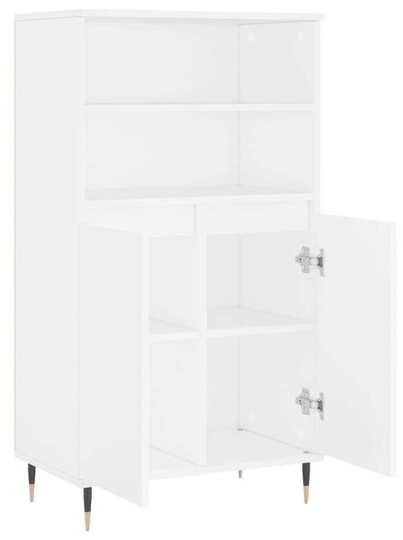 VidaXL fehér szerelt fa magasszekrény 60 x 36 x 110 cm