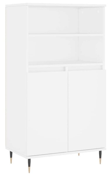 VidaXL fehér szerelt fa magasszekrény 60 x 36 x 110 cm