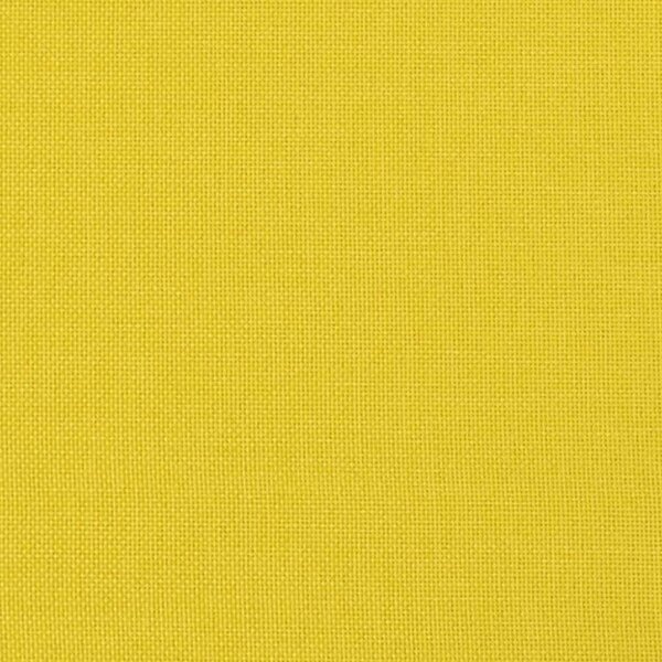 VidaXL világossárga szövet kanapéfotel lábtartóval 60 cm
