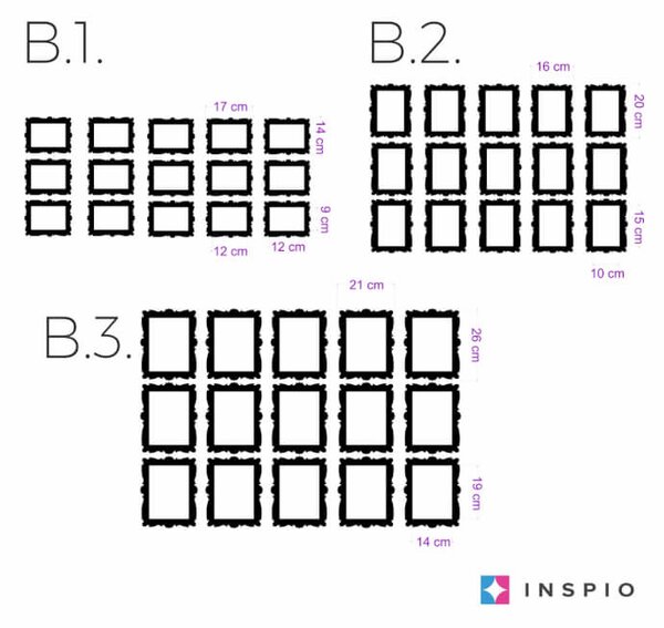 INSPIO -ajándékok, dekorációk gyártása - Képkeret falmatrica - Képkeret matrica