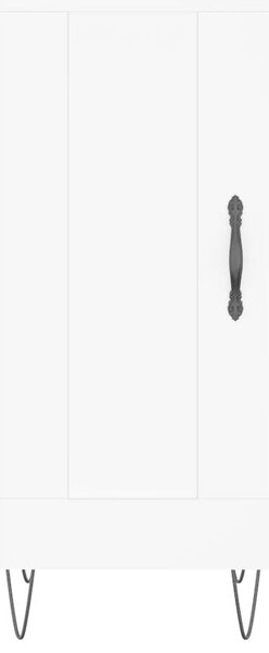 VidaXL Fehér Fa Magasszekrény - 180 cm