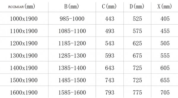Mexen OMEGA toló tolózuhanyajtó nyílásig 110 cm, arany átlátszó, 825-110-000-50-00