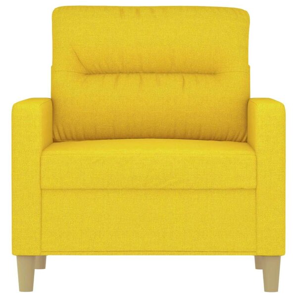 VidaXL Kanapéfotel - Világossárga - Szövet - 60cm