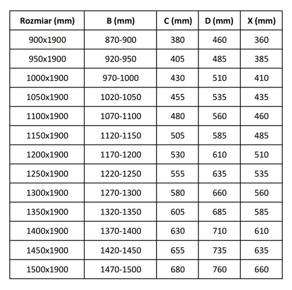 Mexen Apia tolóajtós zuhanykabin 110 cm, átlátszó, arany - 845-110-000-50-00
