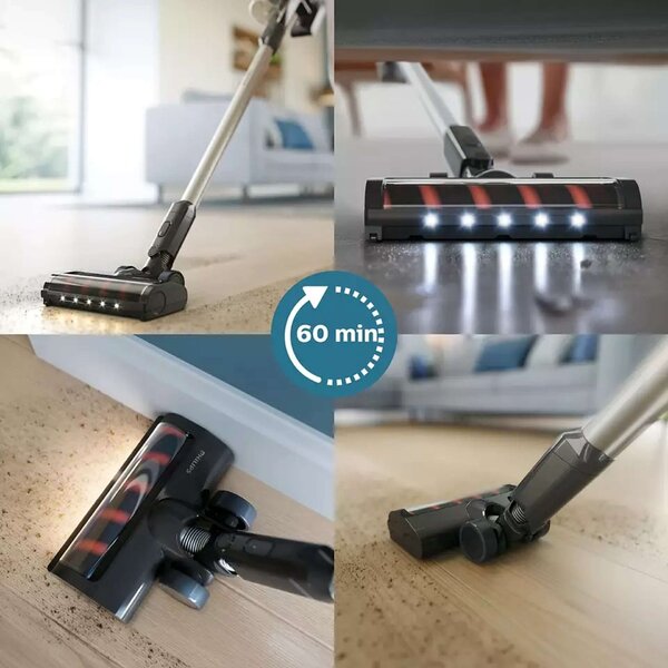 Philips XC3032/01 Series 3000 vezeték nélküli Porszívó, Fekete