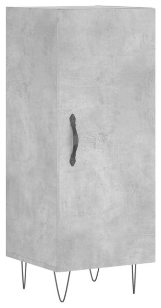 VidaXL Magas Szekrény - Betonszürke - 34,5x34x180 cm