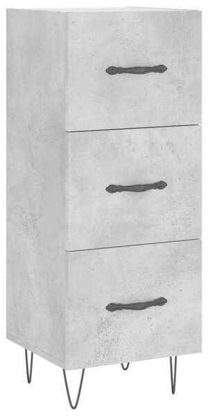 VidaXL Magas Szekrény - Beton Szürke - 180 cm