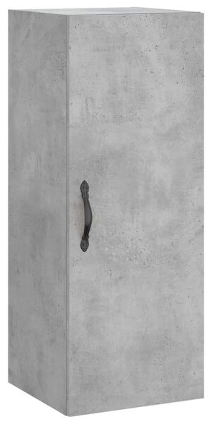 VidaXL Magas Szekrény - Beton Szürke - 34,5x34x180 cm