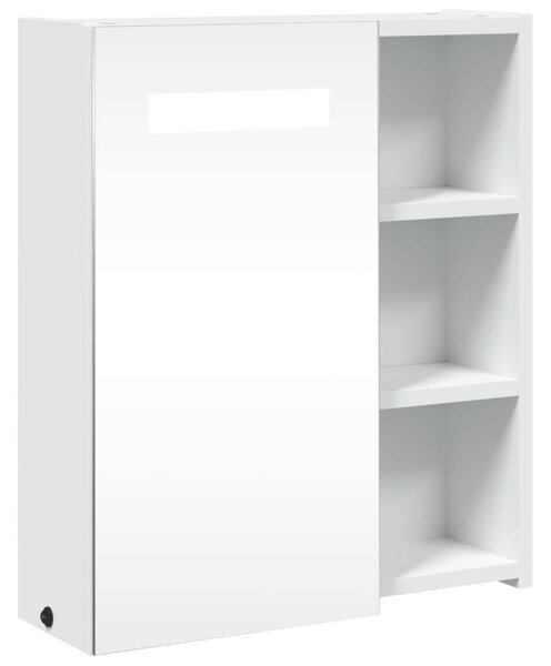 VidaXL Fürdőszobaszekrény LED-del - Tükör - 45x13x52 cm