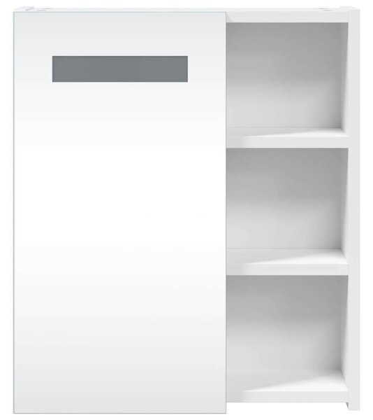 VidaXL Fürdőszobaszekrény LED-del - Tükör - 45x13x52 cm