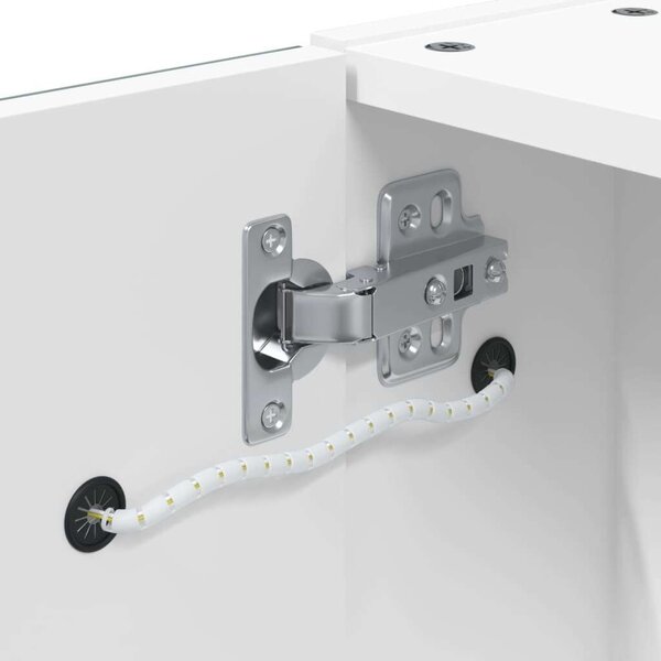 VidaXL Fürdőszobaszekrény LED-del - Tükör - 45x13x52 cm